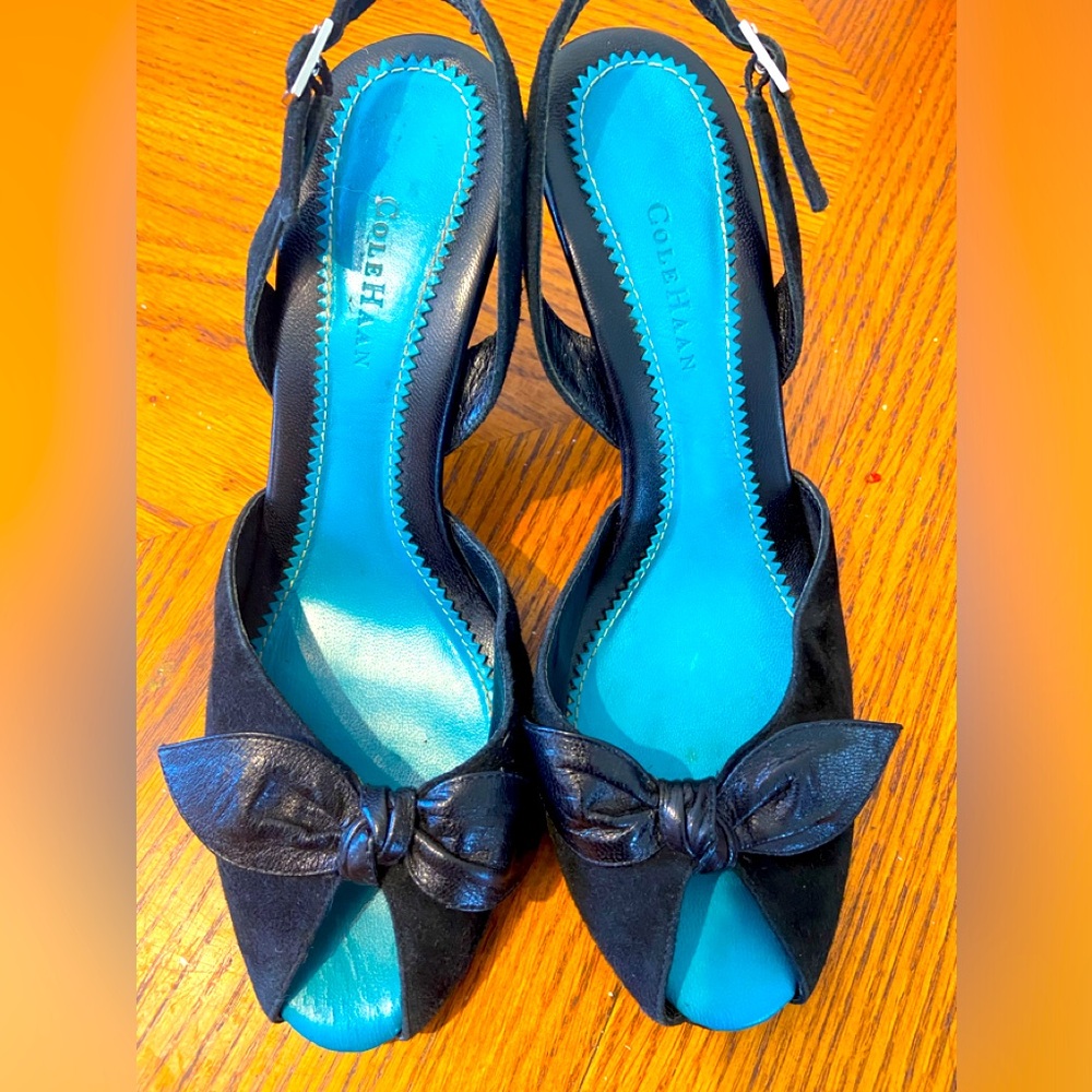 Cole Haan Bow Kitten Heels 7.5